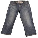 Old Navy Capri Jeans Womens Size 6 Cropped Medium Wash Denim Pants Straight Photo 0