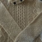Gap Y2K Wool Camel Hair Cable Knit Button Turtleneck Sweater Women’s S Vintage Photo 6