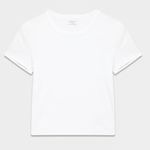 Aritzia Best Hug Little White Ribbed T Shirt Size XS Photo 0