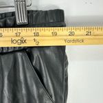 Nine West XXL Black Faux Leather Jogger Pants Streetwear Biker Grunge Edgy NWT Photo 3