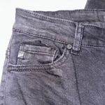 Kancan Mid Rise Straight Leg Jeans Womens 11/29 Black Distressed KC6038BK Photo 2