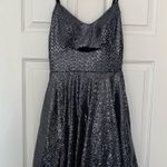 City Studios Macy’s City Studio homecoming navy blue disco sparkly dress Photo 2