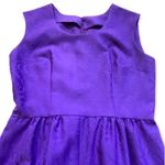 Vintage 60's/70's Jacquard Maxi Dress Purple Size Medium Photo 10