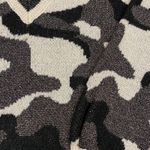 Nine West Camouflage Sparkle V Neck Sweater Womens Size L Neutral Metallic Photo 3