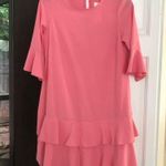 ASOS  pink Ruffle mini Dress Photo 5