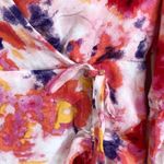 Betsey Johnson  Pink Floral Ruffled Hem Dress 6 Photo 6