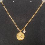 Lotus Paperclip Necklace Photo 0