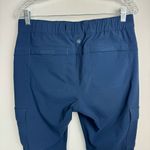 Eddie Bauer  Womens Sz 6 Travex Climatrail Crop Cargo Pants Hiking Navy Blue Photo 9