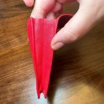 YSL Vintage  Red Leather Cigarette Holder Photo 11