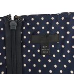 ATM Anthony Thomas Melillo Navy White Polka Dot Popover Silk Mini Dress Size S Photo 7