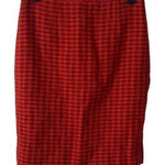 Tory Burch  Wool Pencil Skirt‎ Cornelia Plaid Photo 0