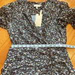 Ted Baker  Cherela Floral Print Ruched Tie Sheer Long Sleeve Mini Dress Sz 2 US Photo 13