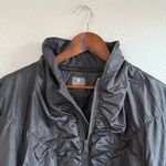 Free People Movement NWT  Womens Jacket Black Glitz Blitz Bomber Puffy Size XS Photo 2