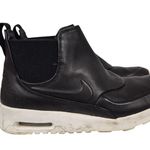 Nike  Air Max Thea Mid Black Sail Leather Womens Sneaker Boots 9 Photo 1