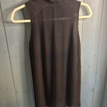 Club Monaco  Navy Blue Pleated Blouse | Size Small Photo 2