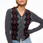 Ganni Fine Merino Jacquard Cardigan Photo 0