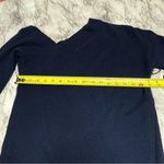 Brochu Walker  Bailey Knit Lace Trim Wool Cashmere Dress Navy Blue NWT small Photo 10