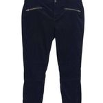 Loft Black Corduroy Pants Size 10 Black Skinny Ankle Corduroy Pants Photo 0