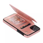iPhone 12Pro Max Fashion Flip Cards Holder Wallet Case Rose Gold Photo 2