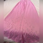 Masquerade  Strapless Pink Beaded Halter Dress Photo 3