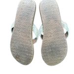 Roxy Braided Leather Flip Flop Sandals Size 9 Euc Photo 2