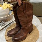 Stetson  Brown Leather Boots Sz 5 Womens Western Boho Broken In Photo 1