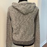 PINK - Victoria's Secret PINK by Victoria’s Secret Grey “Tropical” Hoodie Full Zip Front Photo 2