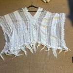 XCVI  nwt one size OS cover up poncho cotton white gorgeous $255 Photo 1