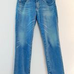 AG Adriano Goldschmied The Stilt Crop Cigarette Crop Light Denim Sz 29 EUC Photo 4