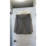 Ideology  Grey Cotton Coat with Faux Shearing and Hood- Small Photo 2