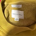 American Eagle  Ahh-Mazingly Soft Sweatshirt Womens Med Chartruese Green Crewneck Photo 5