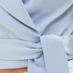 Bershka Cropped Tailored Blazer Vest Top Blouse Photo 5