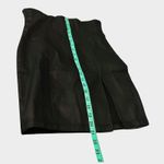High Rise Faux Leather Pencil Skirt Sz S Black Side Slit Shaping Career Academia Photo 9