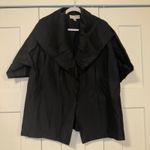 St. John  Evening Black Shawl Collar‎ Short Sleeve Jacket Size 10 Photo 0