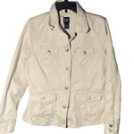 Gap cream 4 way medium excellent condition blazer jacket Photo 0