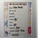 Nike  Heritage Velour Velvet Sweatpants Women's Large Joggers Stretch Black White Photo 11