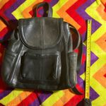 Clarks  BLACK GENUINE LEATHER SLEEK BACKPACK, BAG, PURSE Photo 2