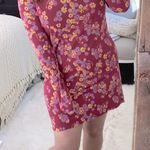 Life is Good  pink floral night shirt size medium Photo 1