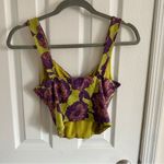 ZARA Lilac Zacquard Top Women’s Size Medium Photo 6