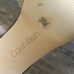 Calvin Klein Bayna Pump Nude and Black T Strap Photo 2