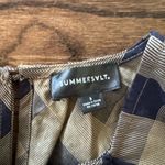 Summersalt  Gingham Tiered Midi Dress Prairie Long Sleeve S Cottagecore Cotton Photo 2