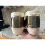 Tretorn  Callie Olive Green & Pink Bronze Iridescent Sneaker Photo 7