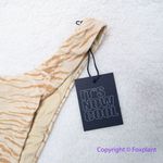 NEW Free People It's Now Cool The 90's Bikini Bottom in tiger terry, size L‎ Brown Size L Photo 6