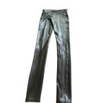 Spanx  Faux Leather Leggings High‎ Waist Black Shiny Stretch Womens XS Photo 7