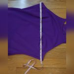 Badgley Mischka Belle  Amanda Orchid Cascading Ruffle Dress Size 10 Photo 2