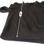 Rebecca Minkoff Women's Janine Hoodie Black Puff Sleeve Size small Photo 7