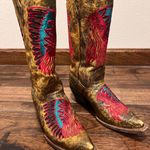 Tanner's Mark Cowboy Boots Red Size 8 Photo 0