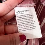 Club Monaco Linen Striped Red Sleeveless Waist Tie Midi Dress Sz 00 Photo 6