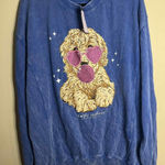 Simply Southern  Vintage Wash Bubblegum Dog Pullover 100% Cotton Sweatshirt Photo 0
