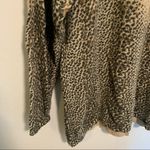 Vintage Neil’s Crewneck Sweater Animal Print Floral Tan Size XL Photo 3